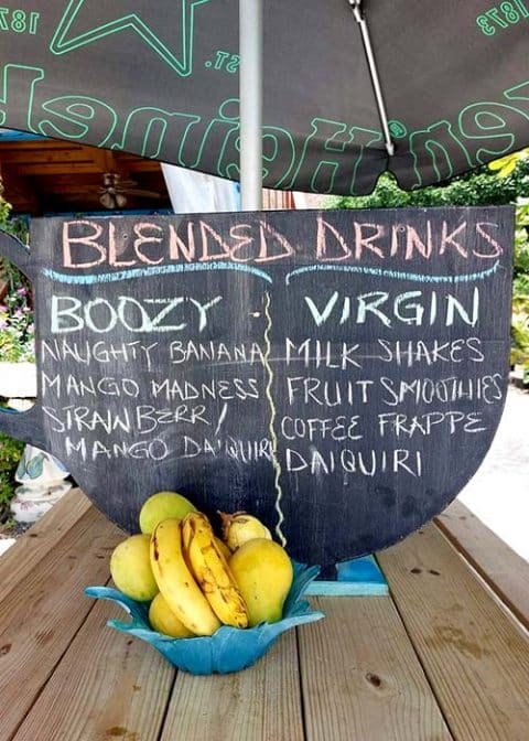 Cocktail Menu - Tipsy Shark JVD